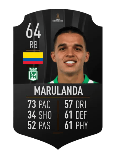 Jonathan Marulanda CONMEBOL LIBERTADORES 64 OVR