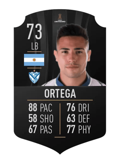 Francisco Ortega CONMEBOL LIBERTADORES 73 OVR