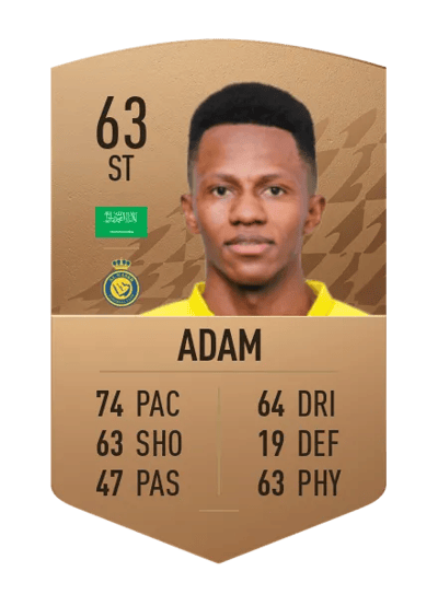 Abdulfatah Adam Common 63 OVR