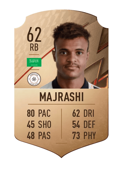 Ali Majrashi Rare 62 OVR