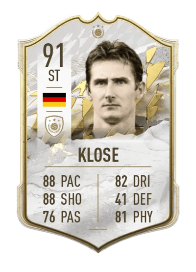 Miroslav Klose Icon 91 OVR