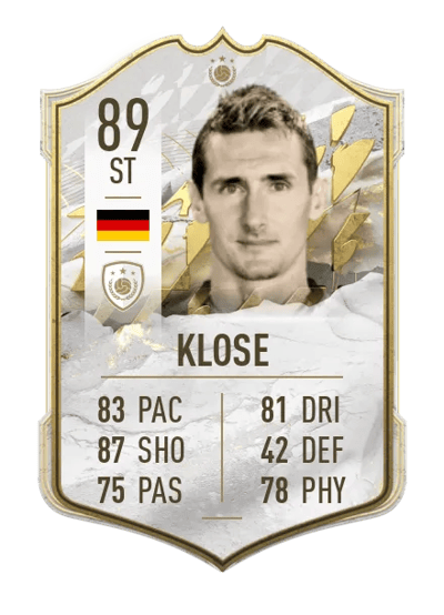 Miroslav Klose Icon 89 OVR