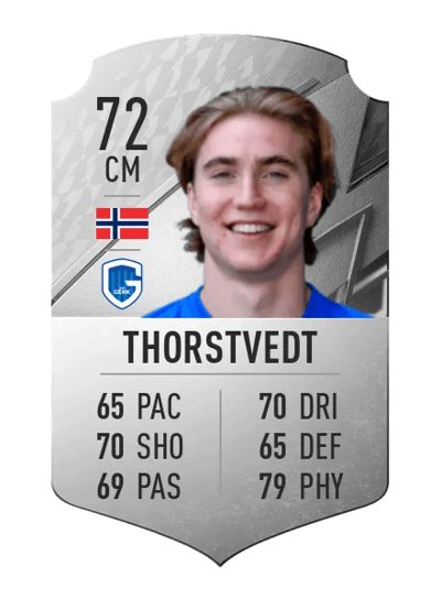 Kristian Thorstvedt Rare 72 OVR