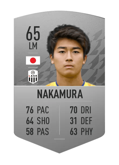Keito Nakamura Common 65 OVR