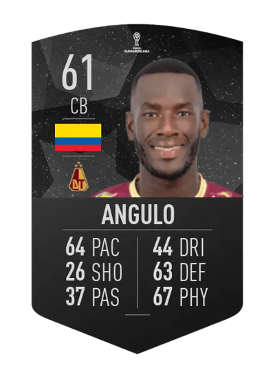 Anderson Angulo CONMEBOL SUDAMERICANA 61 OVR