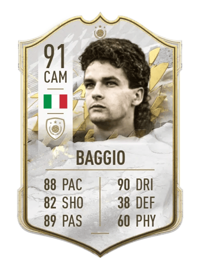 Roberto Baggio Icon 91 OVR
