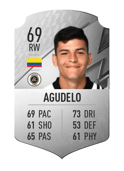 Kevin Agudelo Rare 69 OVR