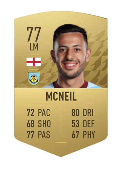 Dwight McNeil Common 77 OVR