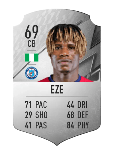 Stephen Eze Rare 69 OVR