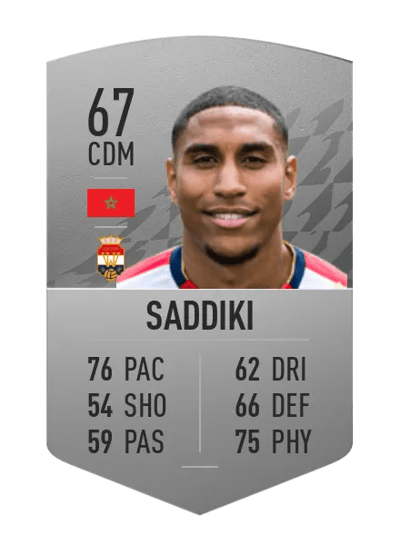Driess Saddiki Common 67 OVR