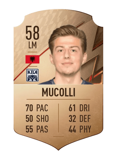 Agon Mucolli Rare 58 OVR
