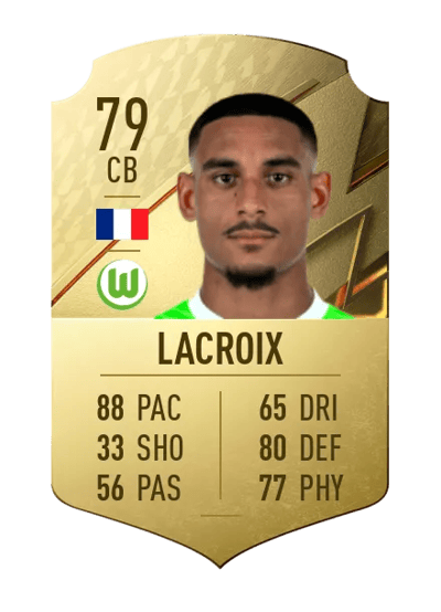 Maxence Lacroix Rare 79 OVR