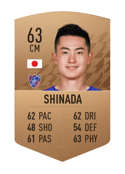 Manato Shinada Common 63 OVR