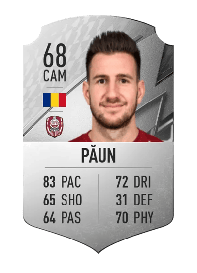 Alexandru Păun Rare 68 OVR