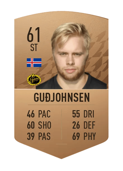 Sveinn Aron Guðjohnsen Common 61 OVR