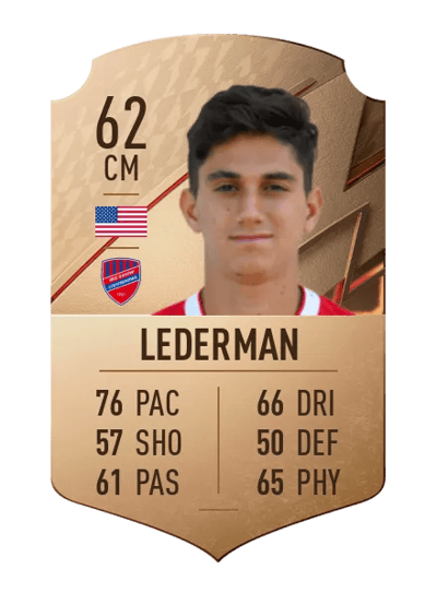 Ben Lederman Rare 62 OVR