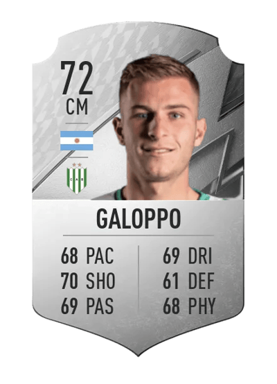 Giuliano Galoppo Rare 72 OVR