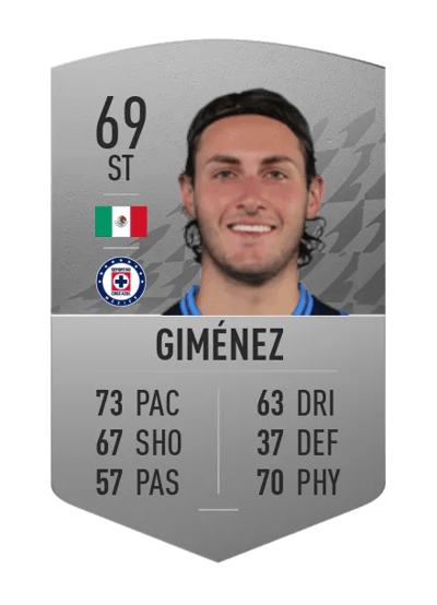 Santiago Giménez Common 69 OVR