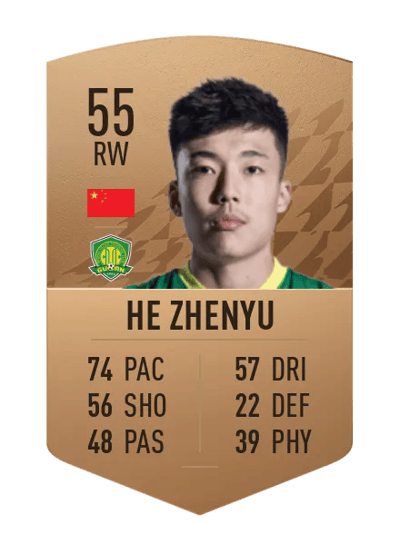 He Zhenyu Common 55 OVR