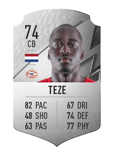 Jordan Teze Rare 74 OVR