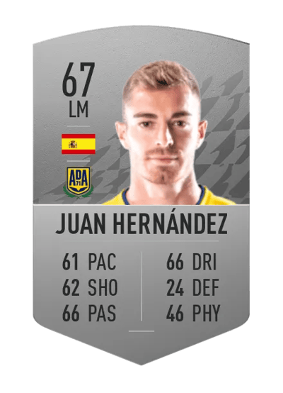 Juan Hernández Common 67 OVR