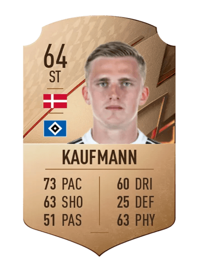 Mikkel Kaufmann Rare 64 OVR