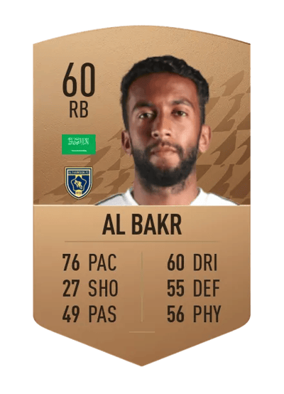 Yazeed Al Bakr Common 60 OVR