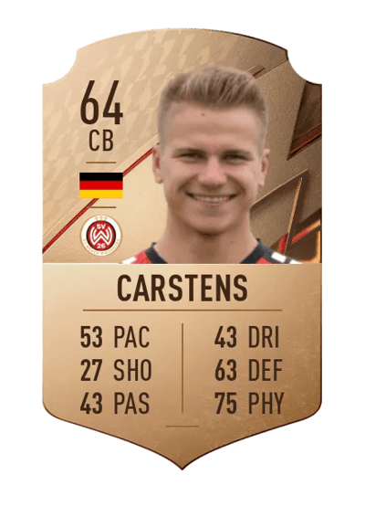 Florian Carstens Rare 64 OVR