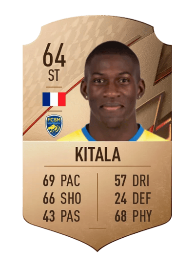 Yann Kitala Rare 64 OVR