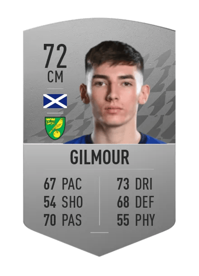 Billy Gilmour Common 72 OVR