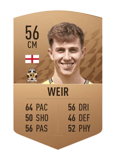 Jensen Weir Common 56 OVR