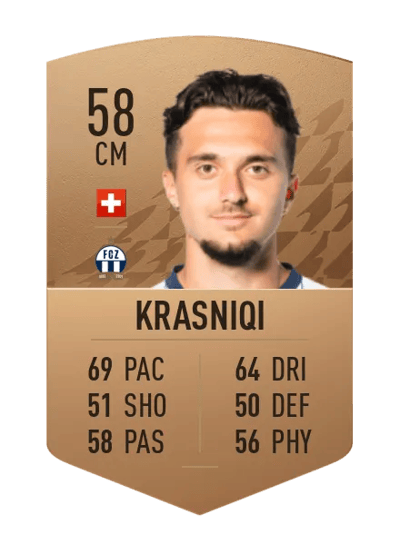 Bledian Krasniqi Common 58 OVR
