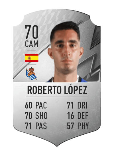 Roberto López Rare 70 OVR