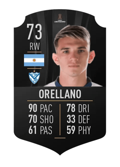 Luca Orellano CONMEBOL LIBERTADORES 73 OVR