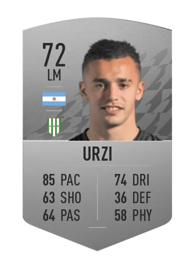 Agustín Urzi Common 72 OVR