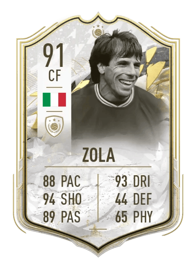 Gianfranco Zola Prime Icon Moments 91 OVR