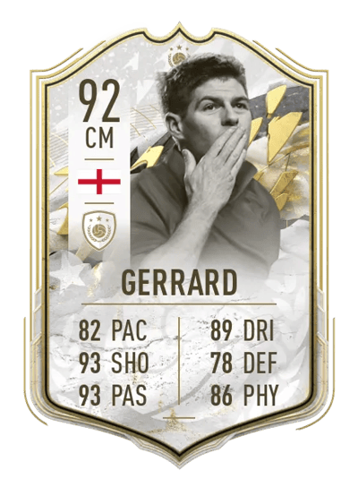 Steven Gerrard Prime Icon Moments 92 OVR