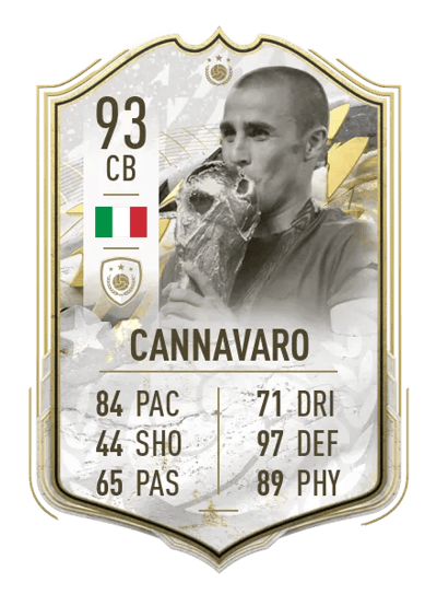 Fabio Cannavaro Prime Icon Moments 93 OVR