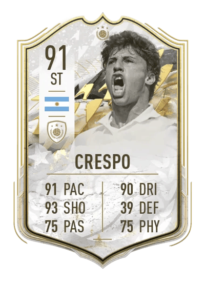Hernán Crespo Prime Icon Moments 91 OVR
