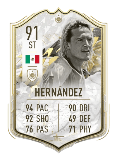 Luis Hernández Prime Icon Moments 91 OVR