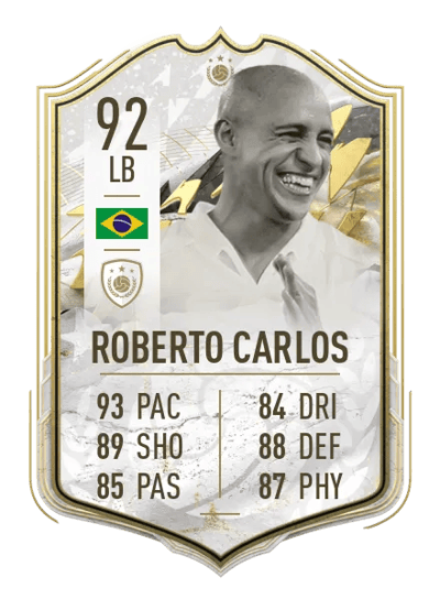 Roberto Carlos Prime Icon Moments 92 OVR