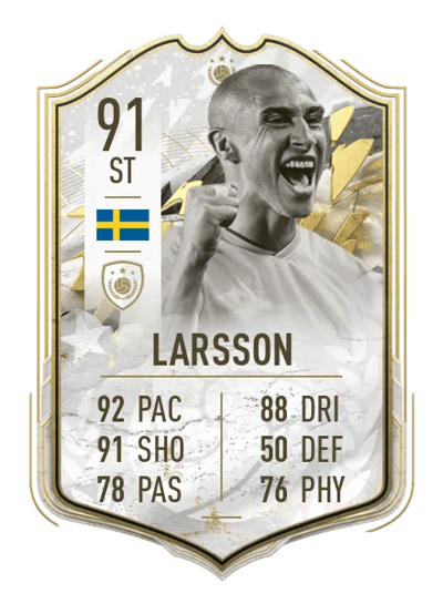 Henrik Larsson Prime Icon Moments 91 OVR