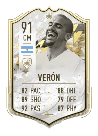 Juan Sebastián Verón Prime Icon Moments 91 OVR