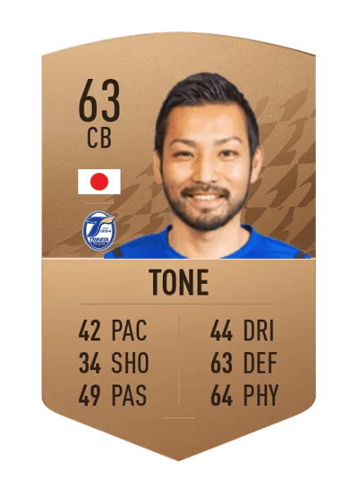 Ryosuke Tone Common 63 OVR