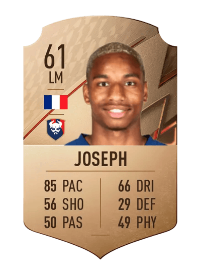 Evens Joseph Rare 61 OVR