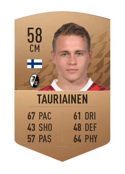 Julius Tauriainen Common 58 OVR