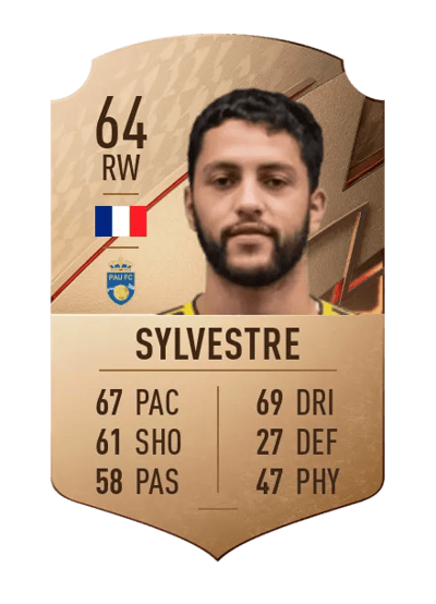 Eddy Sylvestre Rare 64 OVR