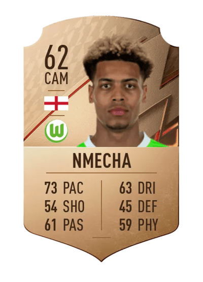 Felix Nmecha Rare 62 OVR