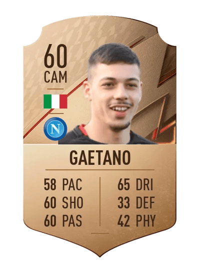 Gianluca Gaetano Rare 60 OVR