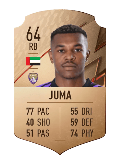 Saeed Juma Rare 64 OVR